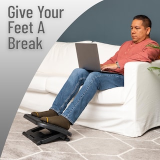 Foto 7 | Foot Rest Mind Reader, Ergonómico, Ajustable En Altura, Negro, X2 - Venta Internacional.