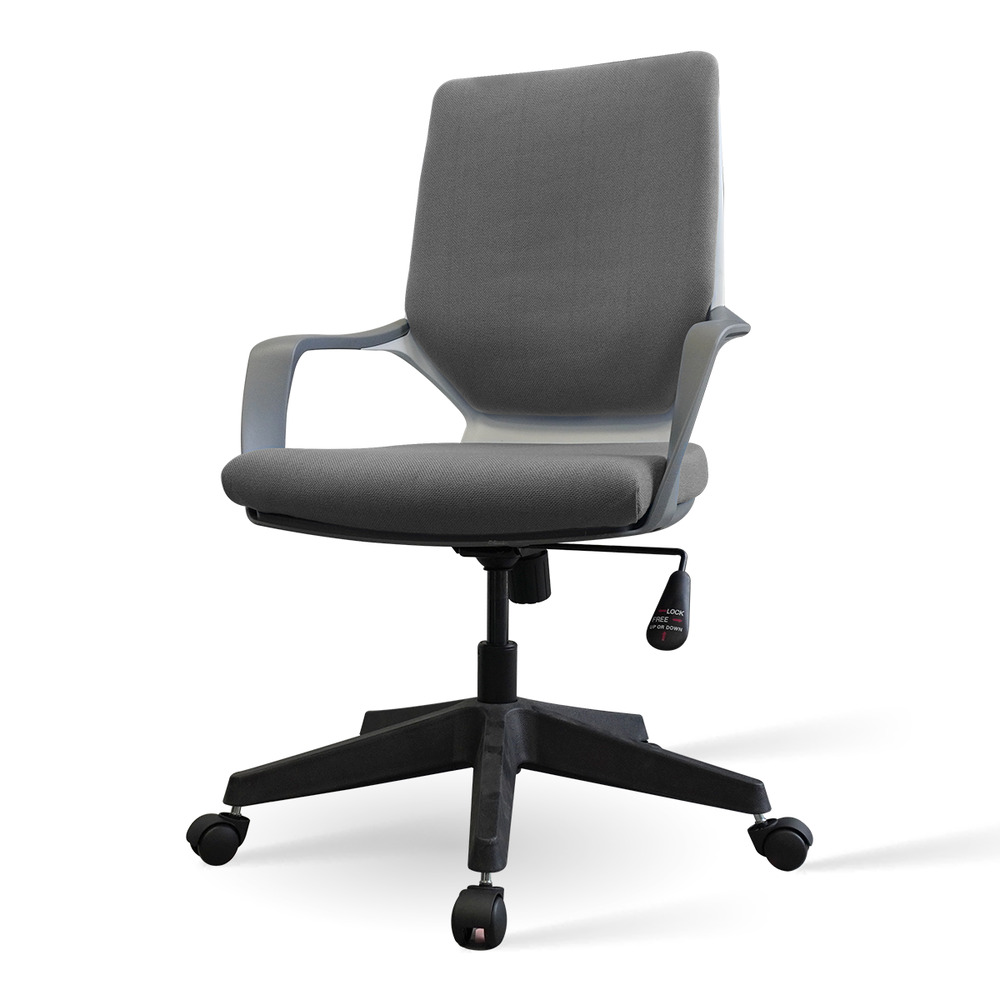 Foto 3 pulgar | Silla Ergonómica De Oficina Ajustable Con Cojín De Tela, Giratoria, Diseño Para Gaming Y Trabajo, Respaldo Al