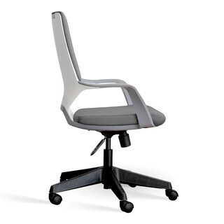 Foto 4 | Silla Ergonómica De Oficina Ajustable Con Cojín De Tela, Giratoria, Diseño Para Gaming Y Trabajo, Respaldo Al