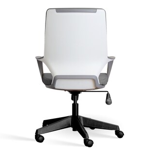 Foto 5 | Silla Ergonómica De Oficina Ajustable Con Cojín De Tela, Giratoria, Diseño Para Gaming Y Trabajo, Respaldo Al