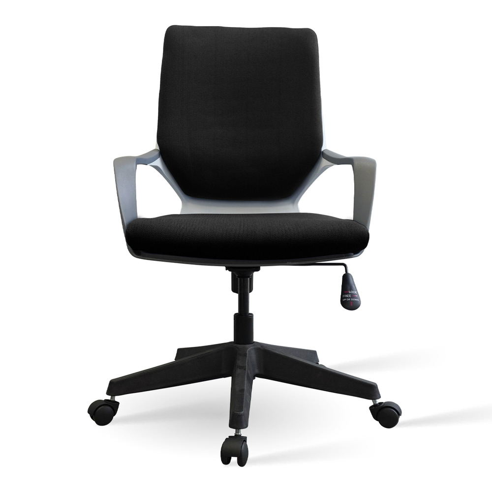 Silla Ergonómica De Oficina Ajustable Con Cojín De Tela, Giratoria, Diseño Para Gaming Y Trabajo, Respaldo Alto