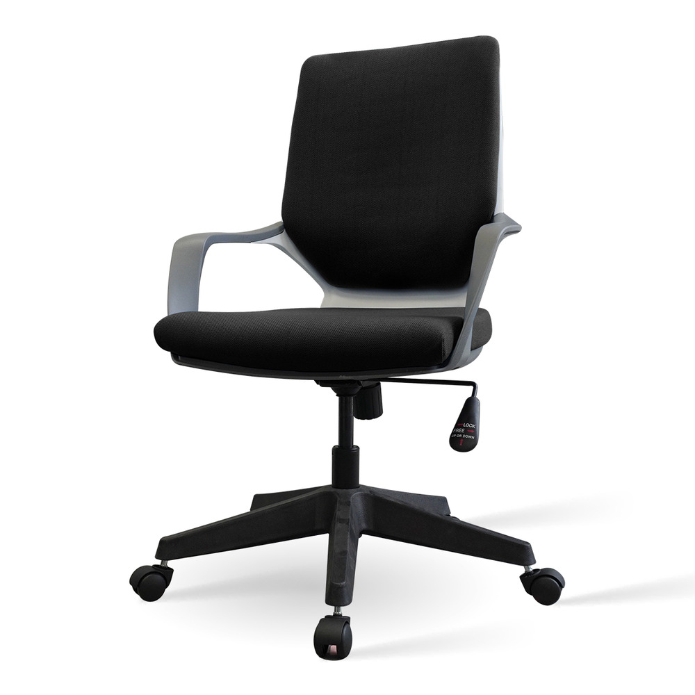 Foto 3 pulgar | Silla Ergonómica De Oficina Ajustable Con Cojín De Tela, Giratoria, Diseño Para Gaming Y Trabajo, Respaldo Alto