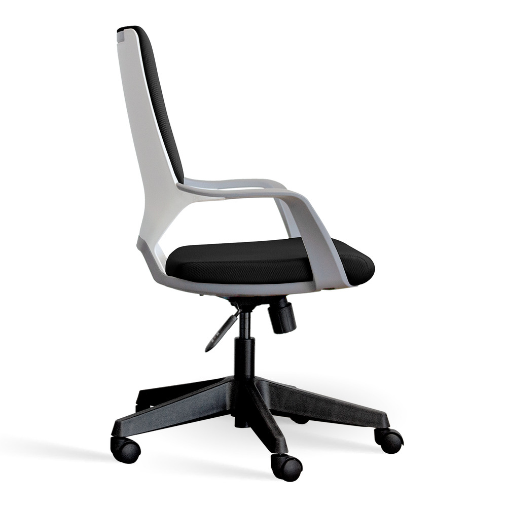 Foto 5 pulgar | Silla Ergonómica De Oficina Ajustable Con Cojín De Tela, Giratoria, Diseño Para Gaming Y Trabajo, Respaldo Alto