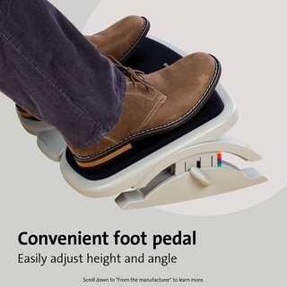 Foto 5 | Reposapiés Kensington Smartfit Comfort De Espuma Viscoelástica Blanco/negro - Venta Internacional.