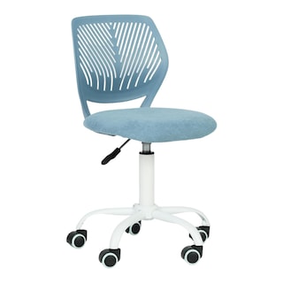 Foto 1 | Silla de Oficina Furniturer Carnation Azul