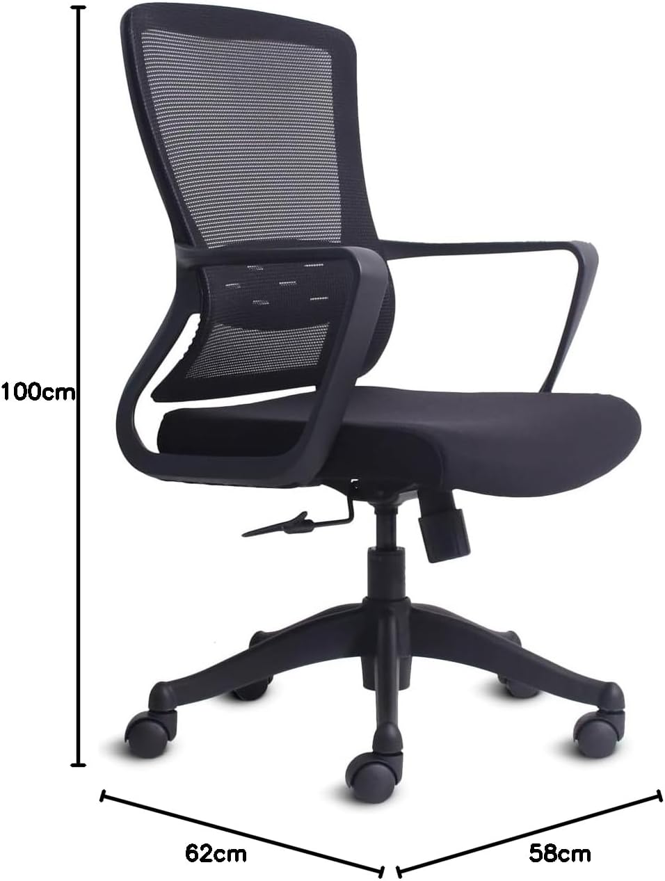 Foto 6 pulgar | Silla De Oficina Lennox Ergonomica Color Negro Mandalorian