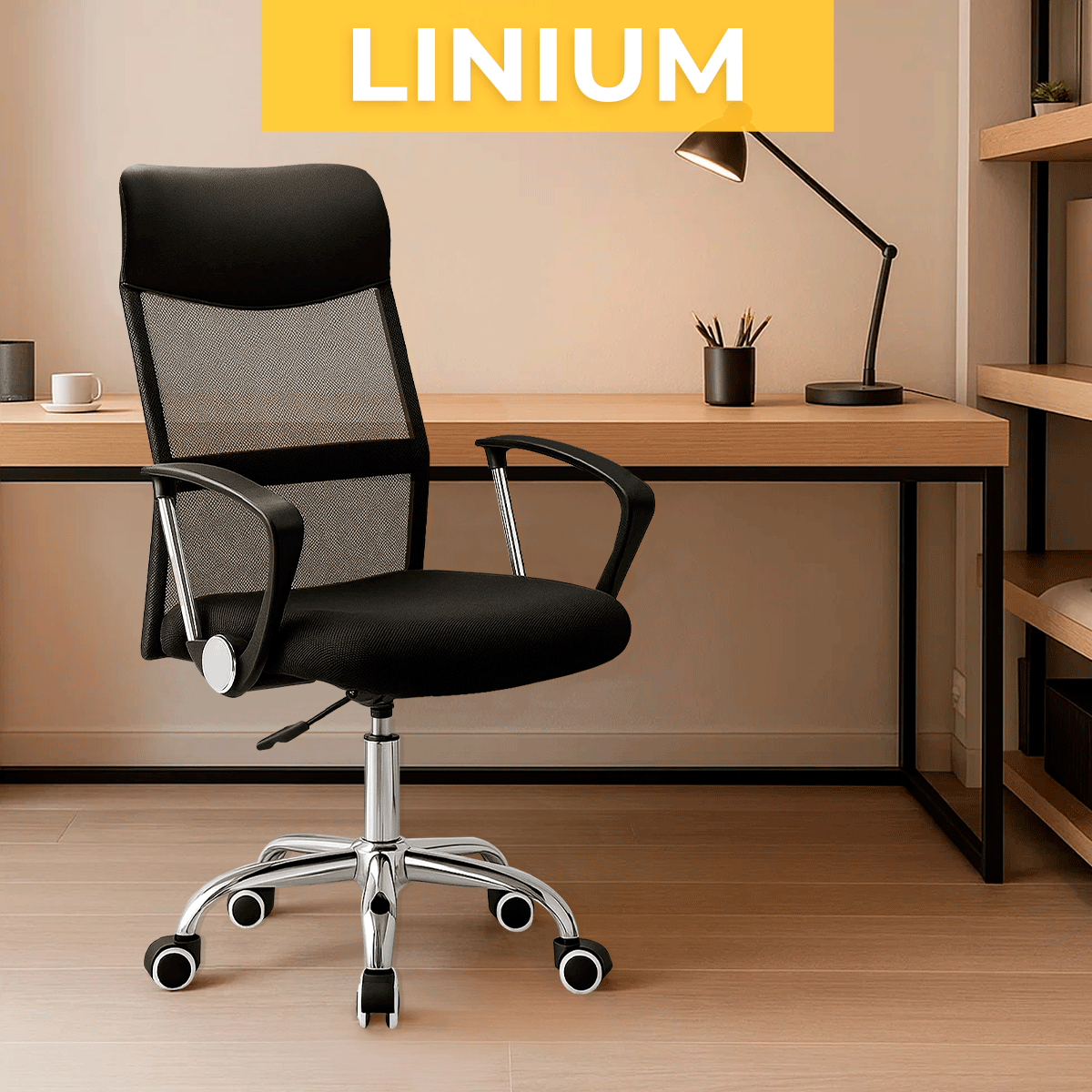 Foto 5 pulgar | Silla Oficina Escritorio Ejecutiva Elegante Ergo Premium Color Negro