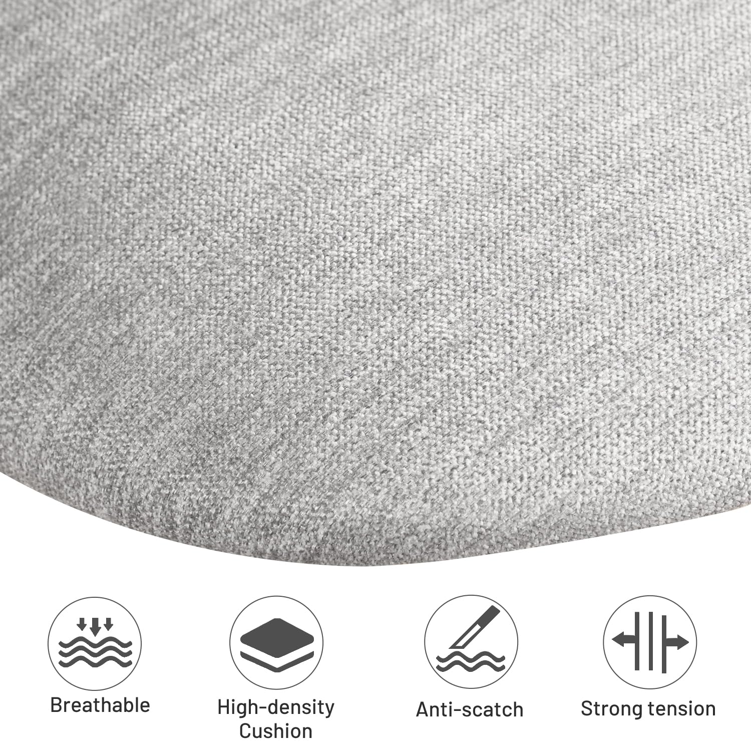Foto 4 pulgar | Silla De Escritorio Furniturer Sin Brazos Ajustable Para Niños  Color Gris - Venta Internacional.