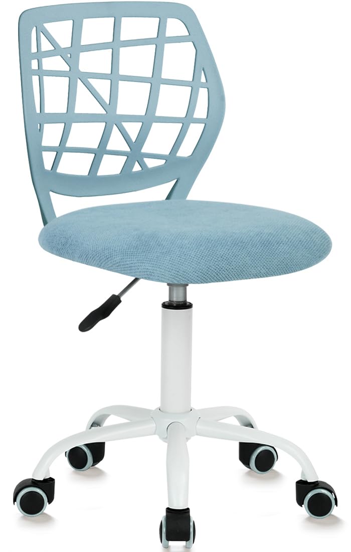 Foto 2 pulgar | Silla De Escritorio Furniturer Con Ordenador Ajustable Para Niños  Color Azul - Venta Internacional.