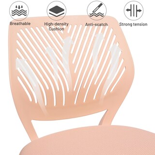 Foto 4 | Silla De Escritorio Furniturer Sin Brazos Para Niños Altura Ajustable - Venta Internacional.