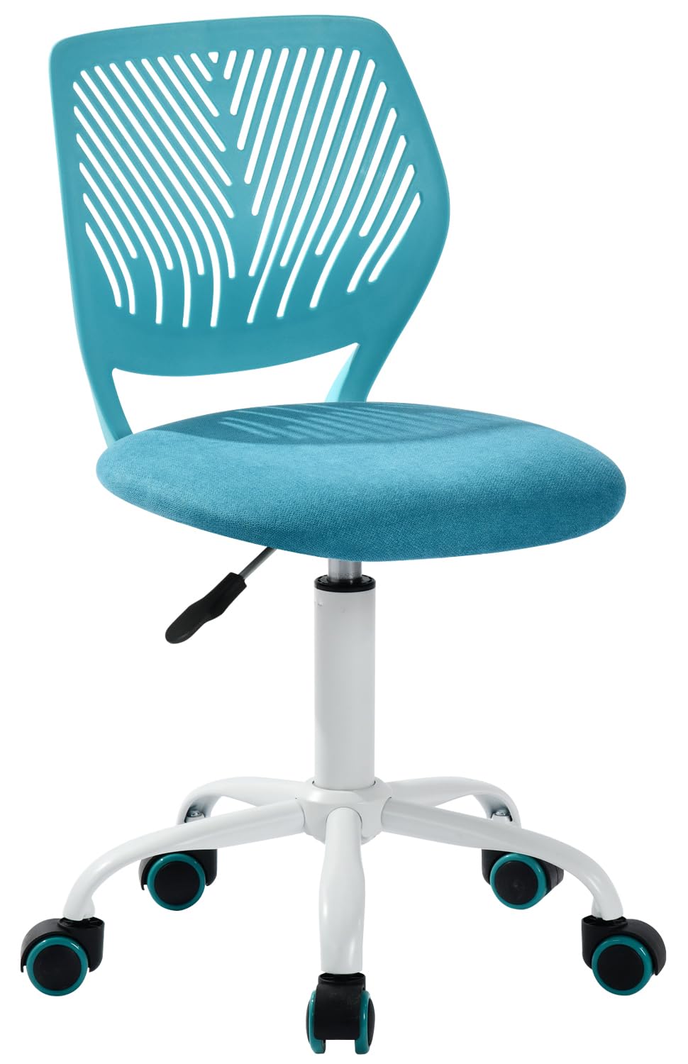 Foto 2 pulgar | Silla De Escritorio Furniturer Kids Sin Brazos Con Ruedas Giratorias  Color Azul - Venta Internacional.