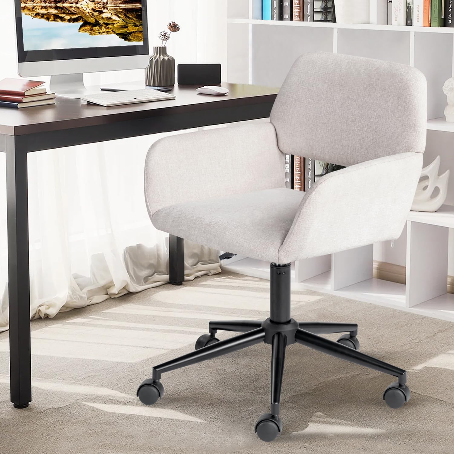 Foto 2 | Mueble Para Silla De Oficina Y Hogar  Tapizado En Tela  Color Beige - Venta Internacional.