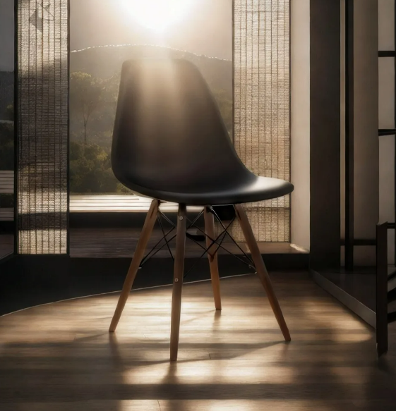 Foto 3 pulgar | Xtellar Silla Eames – Elegante Y Resistente Para Tu Comedor O Negocio