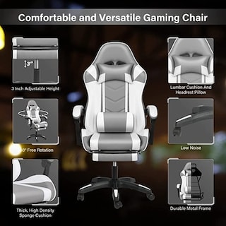 Foto 3 | Silla De Escritorio Y Gamer Ergonómica