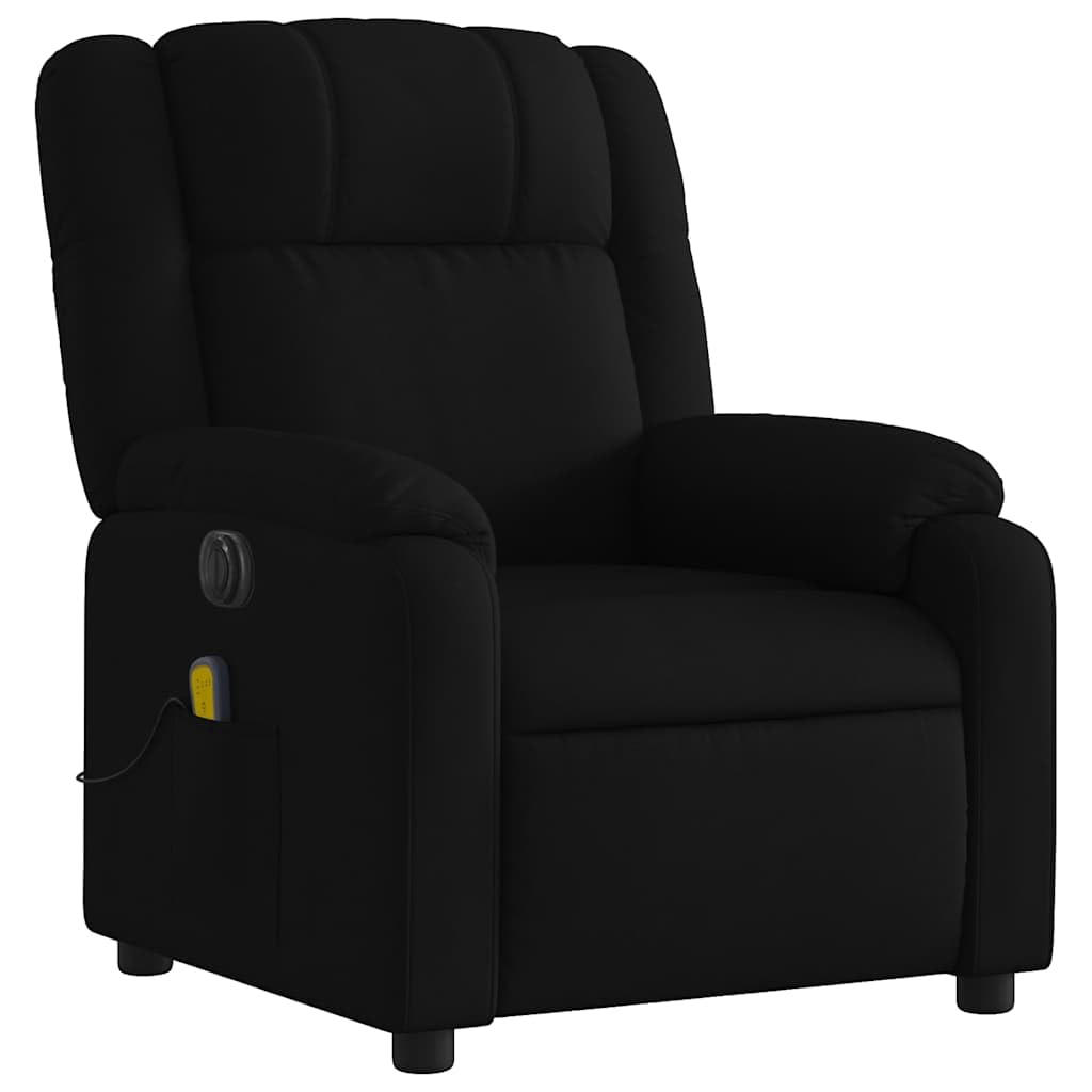 Foto 4 | Sillón Reclinable Eléctrico Para Masajes Vidaxl  Tela Negra - Venta Internacional.