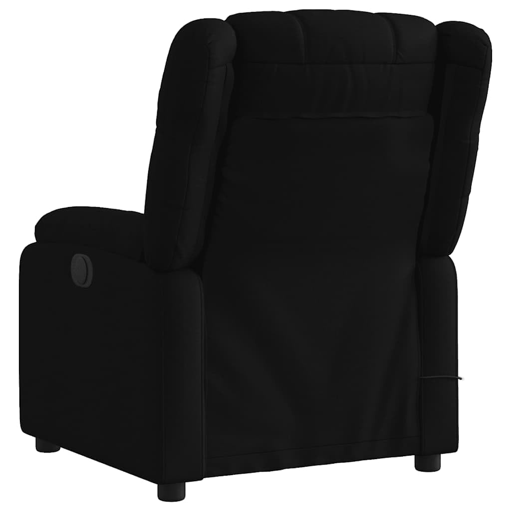 Foto 6 pulgar | Sillón Reclinable Eléctrico Para Masajes Vidaxl  Tela Negra - Venta Internacional.