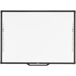 Foto 1 | Pizarra Interactiva Touchscreen Alfra Slim Black 82 Pulgadas