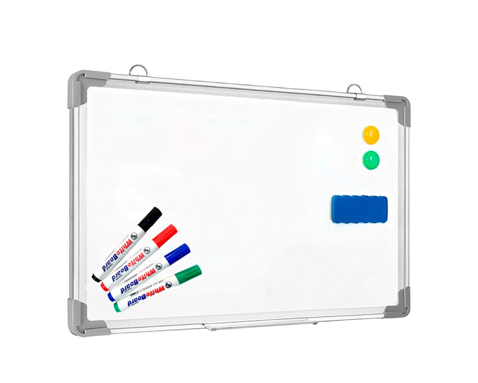 Pizarrón Magnético 90x60cm Incluye Plumón, Borrador, Kit De Instalación Y Accesorios Bluelander $799