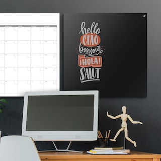Foto 2 | Pizarrón Alfra Modular Elegance Negro 54x54