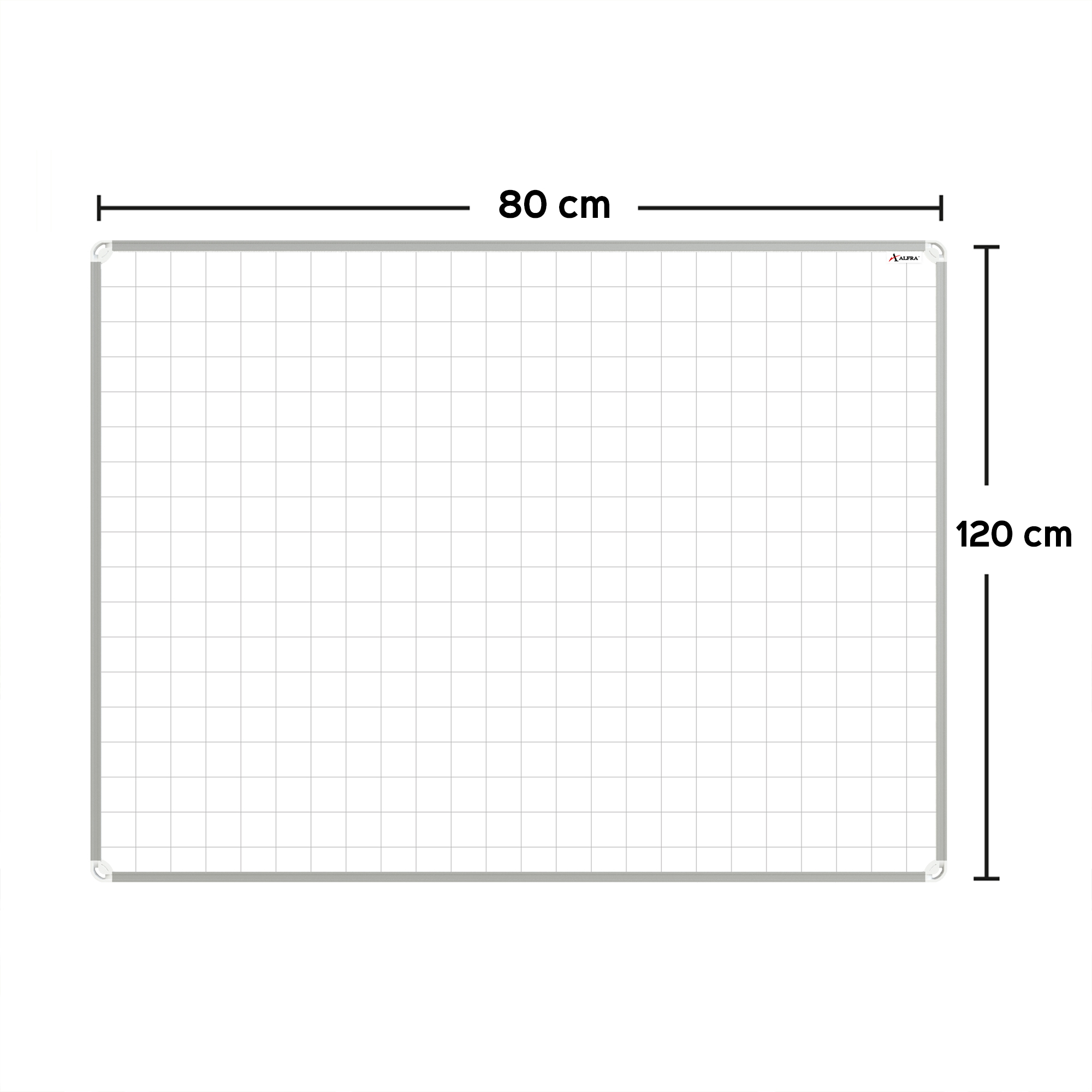 Foto 5 pulgar | Pizarrón Metalico Phanton Platino 80x120 Pvc