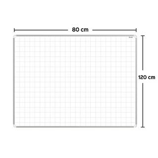Foto 4 | Pizarrón Metalico Phanton Platino 80x120 Pvc