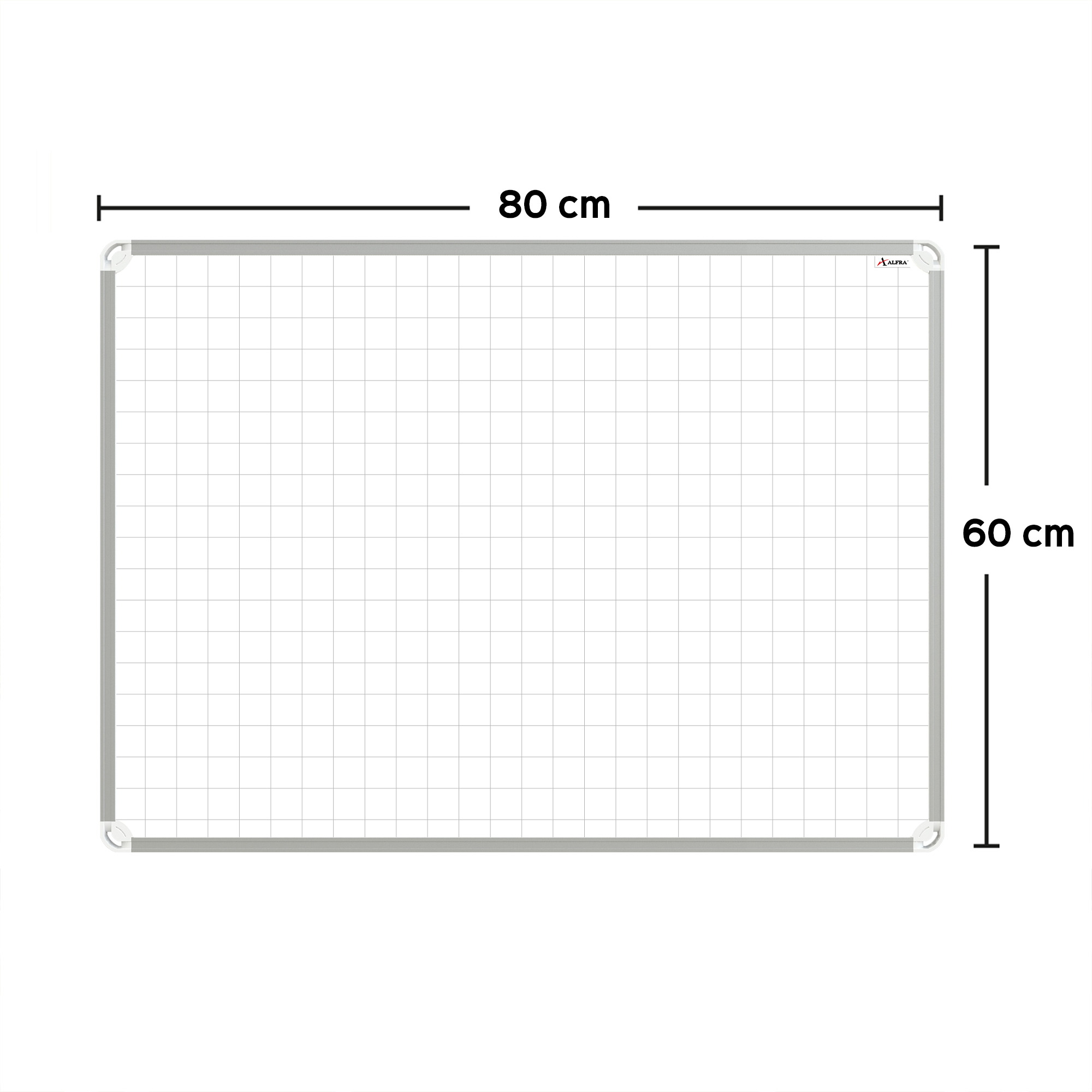 Foto 5 pulgar | Pizarrón Metálico Phanton Platino 60x80 Pvc