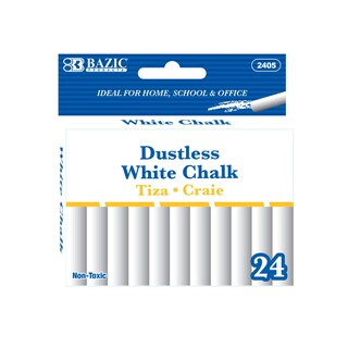 Foto 1 | Pizarra Blanca Chalk Bazic De Tamaño Estándar, 24 Unidades, Paquete De 1 - Venta Internacional.