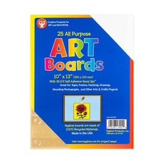 Foto 1 | Art Board Hygloss 25 Hojas Blancas Y 36 Colgantes Transparentes De 10 X 13 Cm - Venta Internacional.