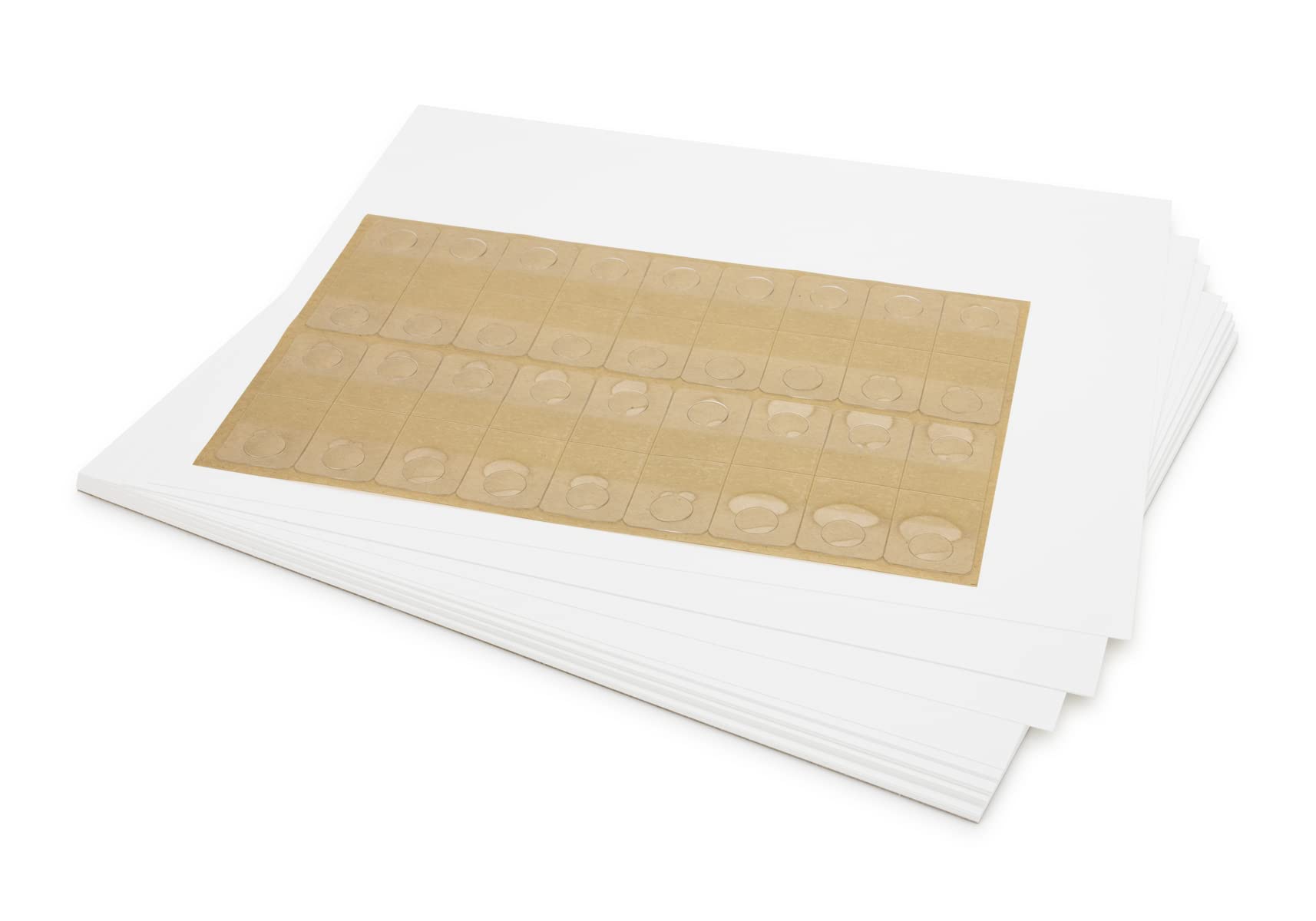 Foto 3 pulgar | Art Board Hygloss 25 Hojas Blancas Y 36 Colgantes Transparentes De 10 X 13 Cm - Venta Internacional.