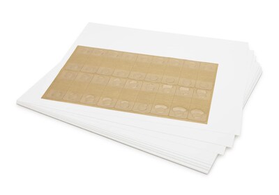 Foto 2 | Art Board Hygloss 25 Hojas Blancas Y 36 Colgantes Transparentes De 10 X 13 Cm - Venta Internacional.