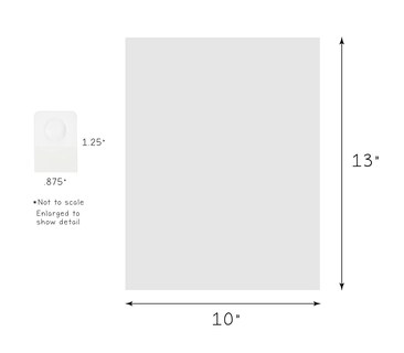 Foto 3 | Art Board Hygloss 25 Hojas Blancas Y 36 Colgantes Transparentes De 10 X 13 Cm - Venta Internacional.
