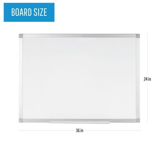 Foto 2 | Pizarra Blanca Mastervision Ayda De Melamina No Magnética, 24 X 36 Cm - Venta Internacional.
