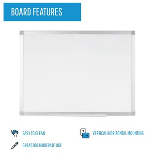 Foto 3 | Pizarra Blanca Mastervision Ayda De Melamina No Magnética, 24 X 36 Cm - Venta Internacional.