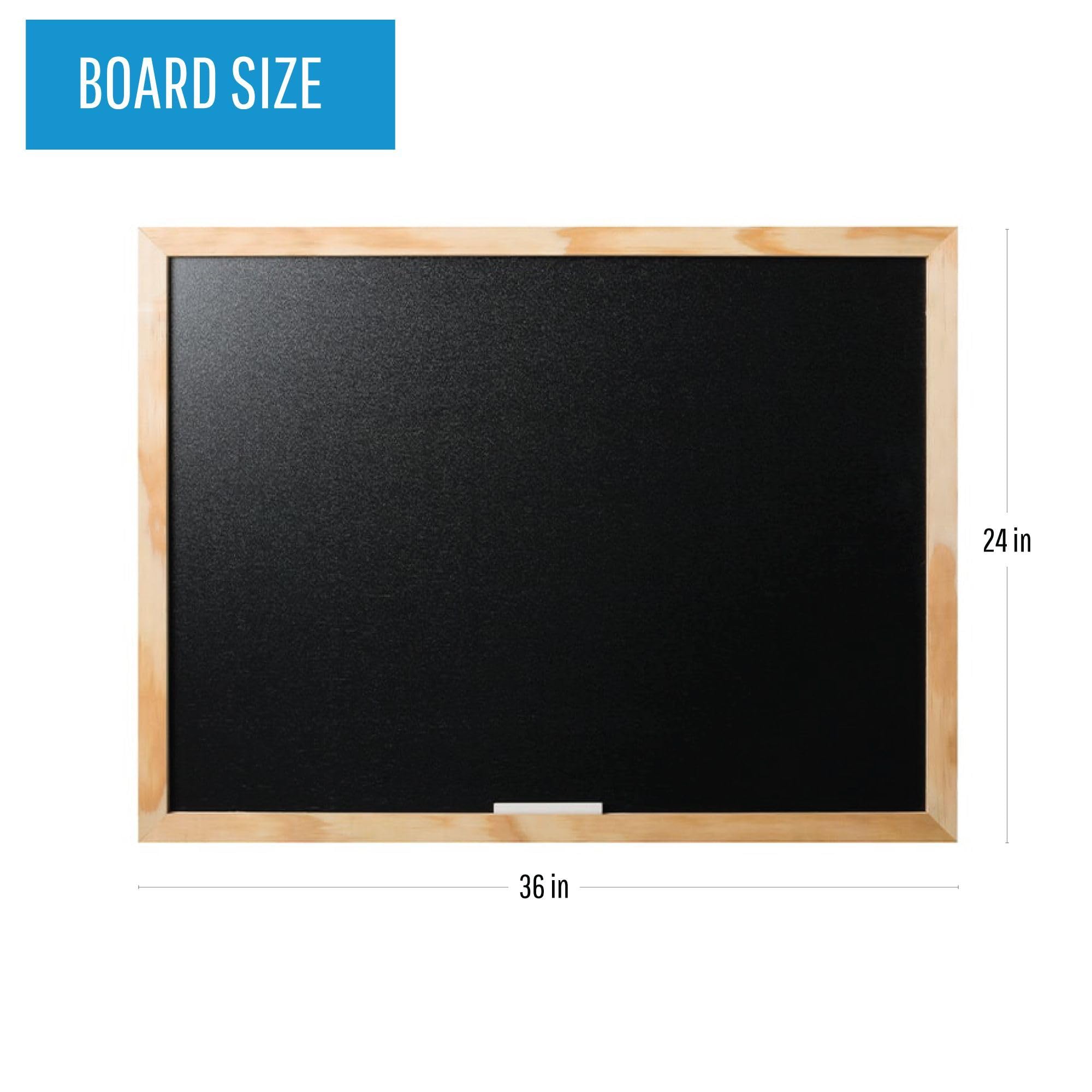 Foto 2 | Pizarra Mastervision Con Marco De Madera De Pino, 60 X 90 Cm - Venta Internacional.