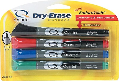 Foto 2 | Juego De Rotuladores De Borrado En Seco Quartet Enduraglide De Punta Fina De 4 Colores - Venta Internacional.