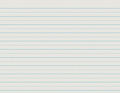 Foto 1 | Papel De Escribir School Smart Con Rayas Alternativas De 3/4 Pulgadas - Venta Internacional.