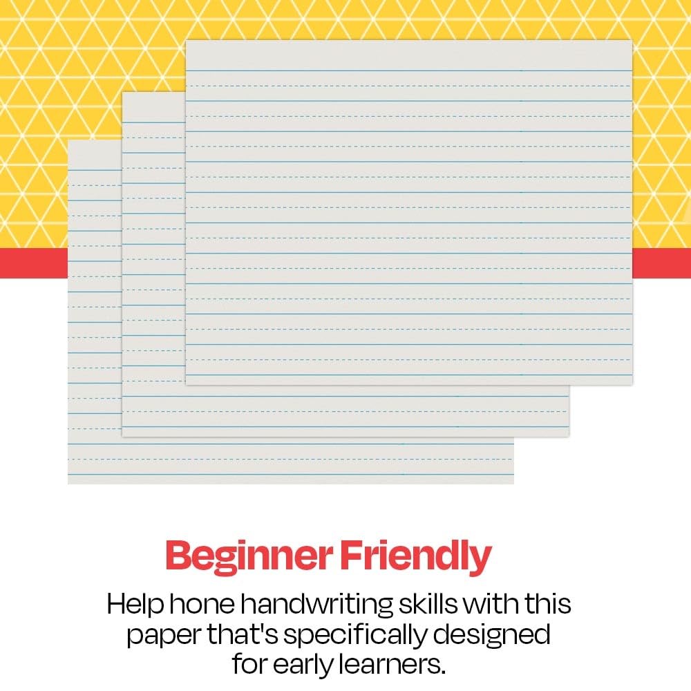 Foto 6 pulgar | Papel De Escribir School Smart Con Rayas Alternativas De 3/4 Pulgadas - Venta Internacional.