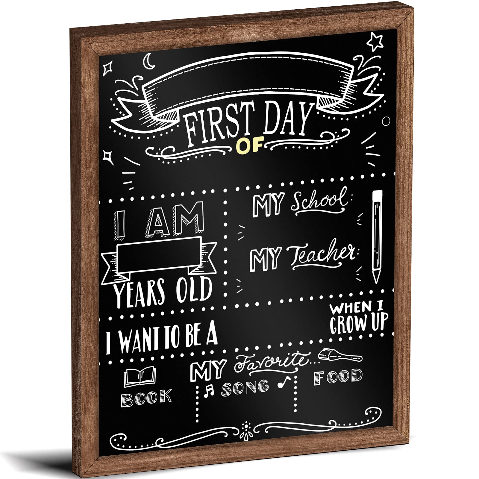 Foto 1 | Consejo Escolar Aberlls Para El Primer Y El Último Día, 28 X 36 Cm, Doble Cara - Venta Internacional.
