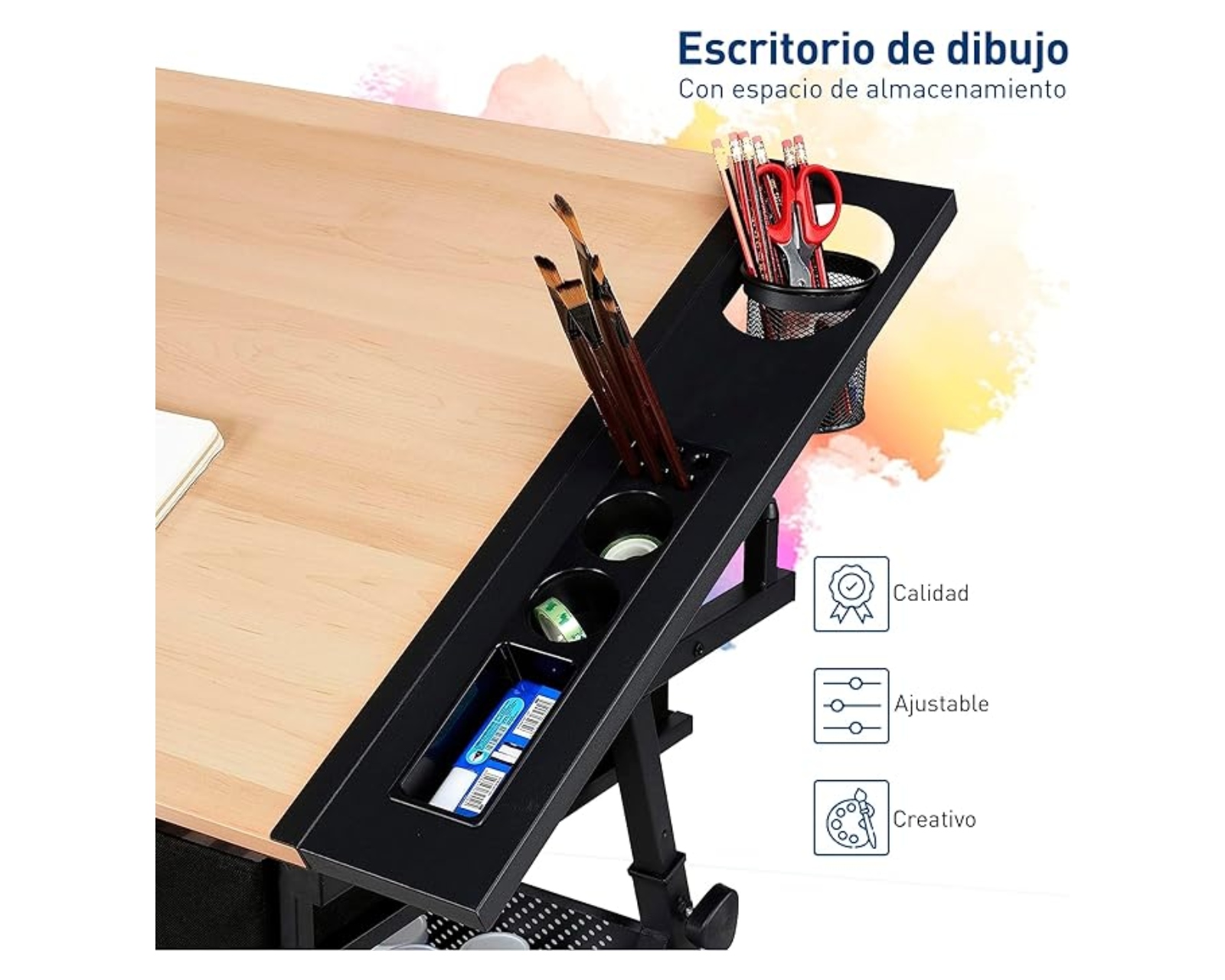 Foto 6 pulgar | Restirador de Madera Bluelander CBHH-0309 con Banco de Trabajo