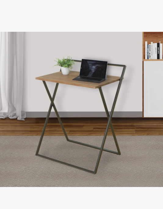 Foto 4 | Escritorio Plegable de Mdf  Nogal