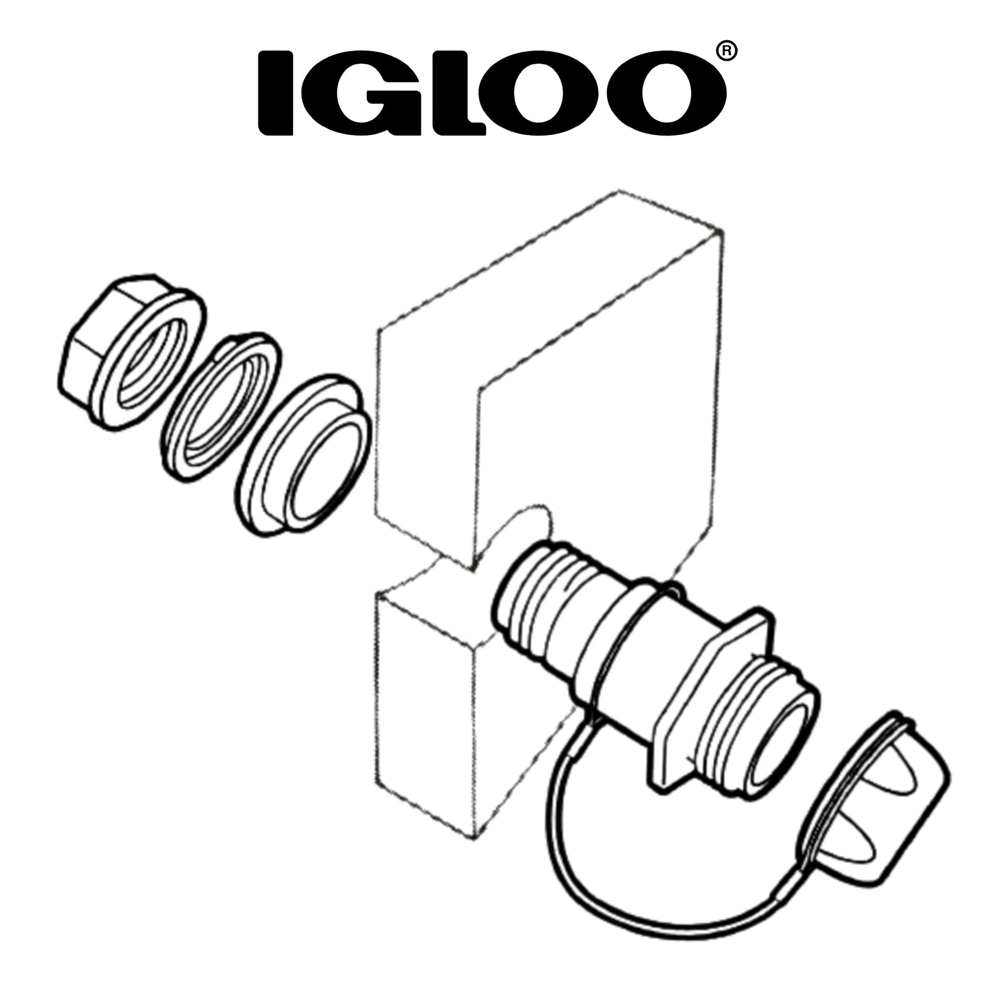 Foto 5 pulgar | Tapón De Drenaje Para Refrigeradores Igloo Bmx, Overland E Imx De 25 A 72 Cuartos De Galón - Venta Internacional.