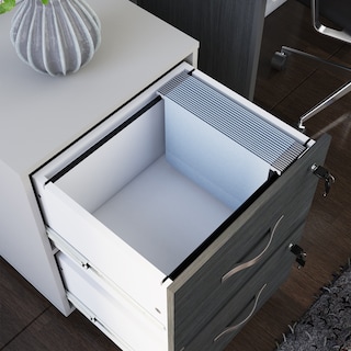 Foto 5 | Archivero doble Seguridad Playcon 51 X 67 cm Tablero Texturizado Gris Grafito