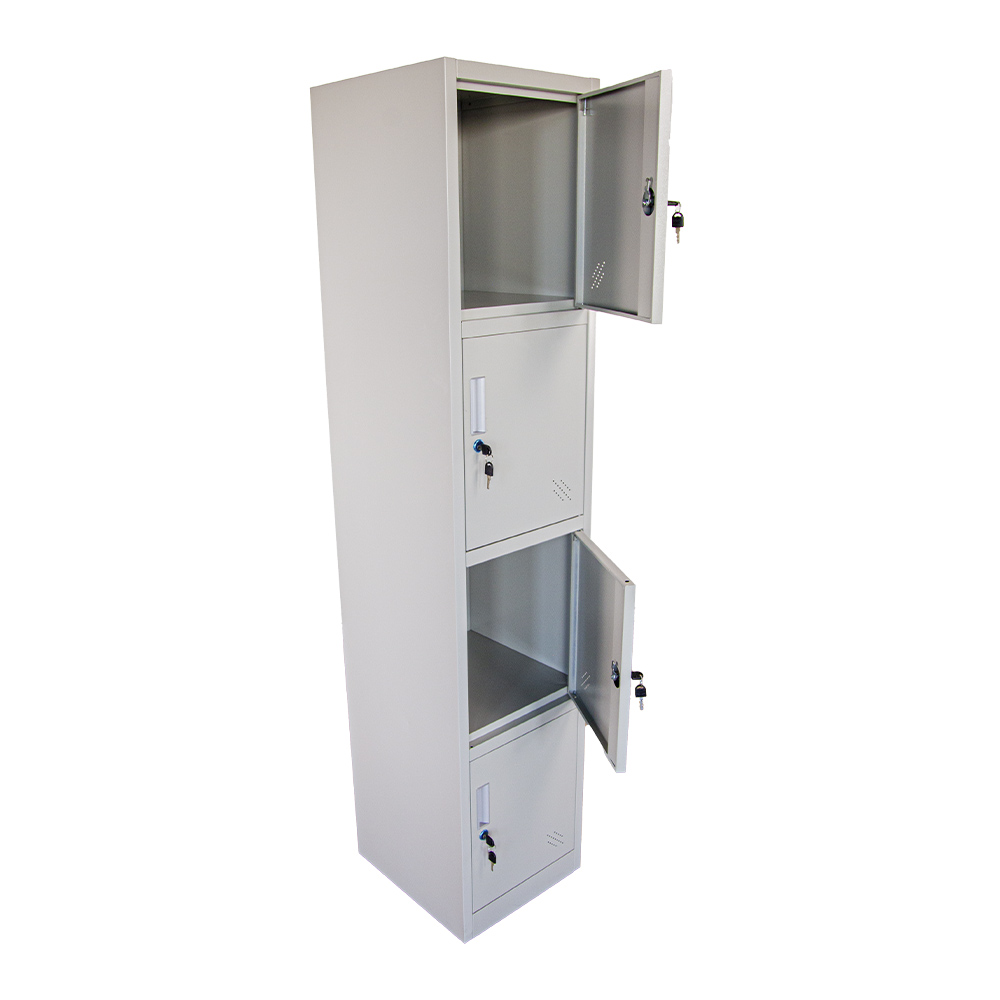 Foto 1 | Casillero Locker De 4 Espacios Gris
