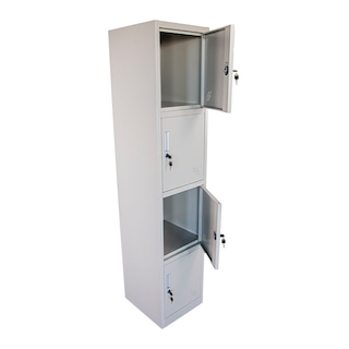 Foto 1 | Casillero Locker De 4 Espacios Gris