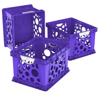 Foto 1 | File Crate Storex Premium Letter, Documento Legal, Morado, Paquete De 3 - Venta Internacional.