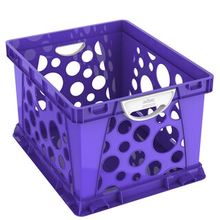 Foto 2 | File Crate Storex Premium Letter, Documento Legal, Morado, Paquete De 3 - Venta Internacional.