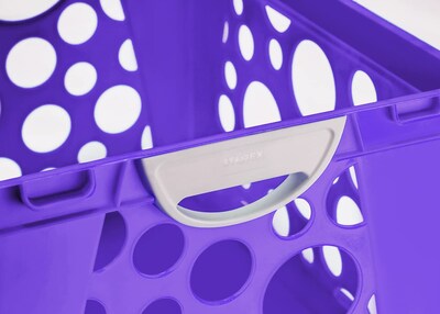 Foto 4 | File Crate Storex Premium Letter, Documento Legal, Morado, Paquete De 3 - Venta Internacional.