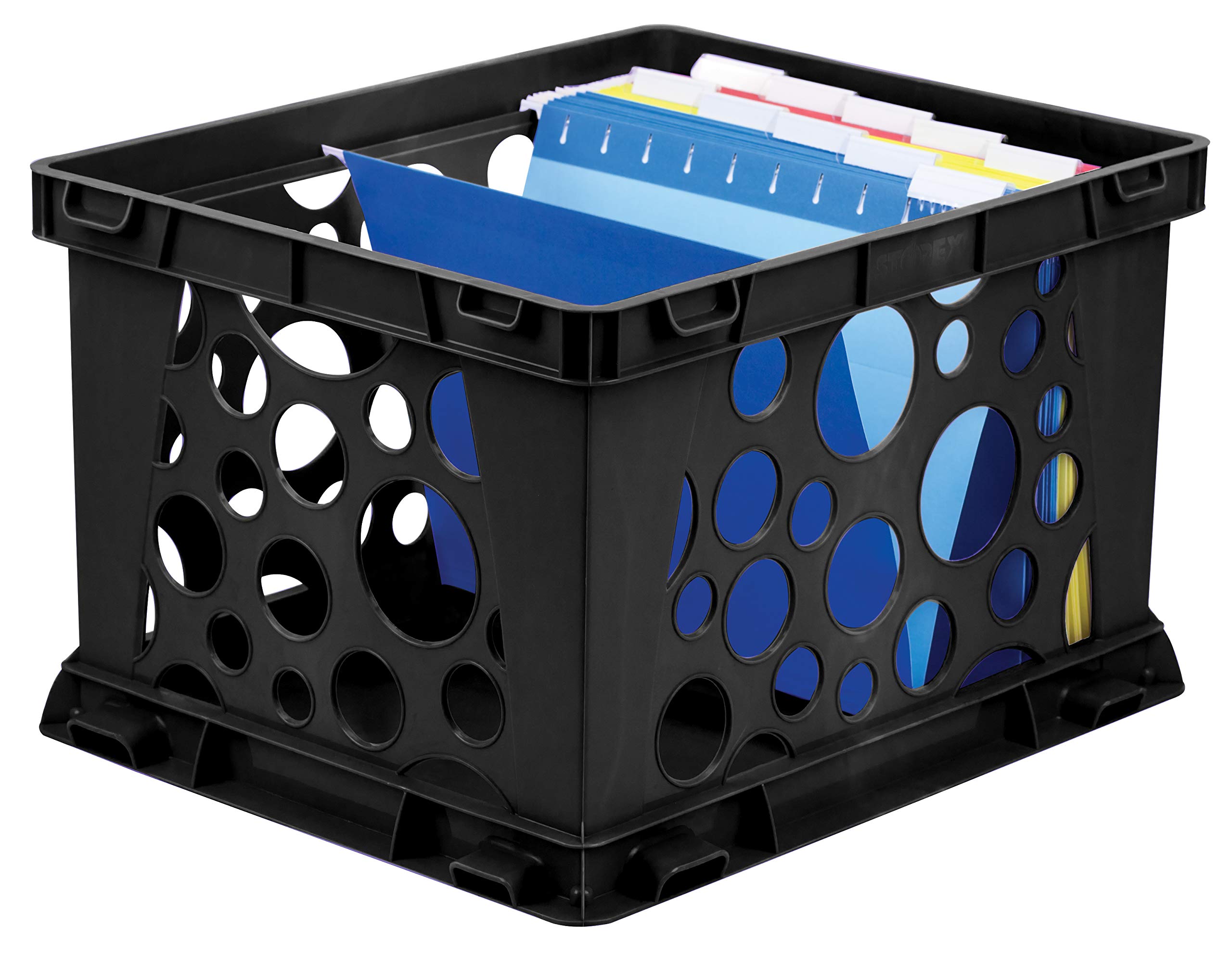 Foto 3 pulgar | Archivador Storex Premium Con Asas Para Cartas O Documentos Legales, Color Negro - Venta Internacional.