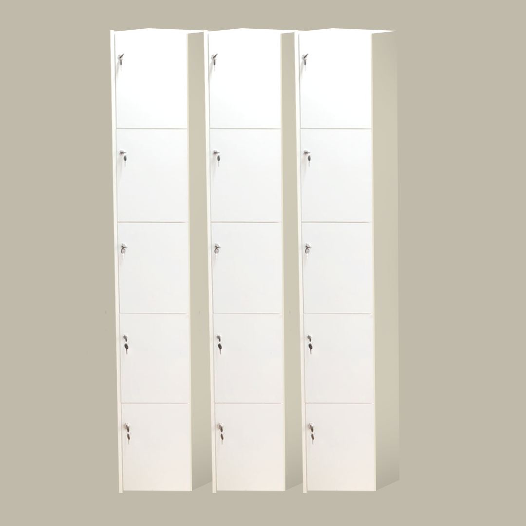 Foto 3 pulgar | Casillero Locker 5 Puertas Minimalista Mdf