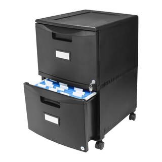 Foto 2 | Archivador Móvil Con Pedestal Storex, 2 Cajones, Con Cerradura, Negro - Venta Internacional.